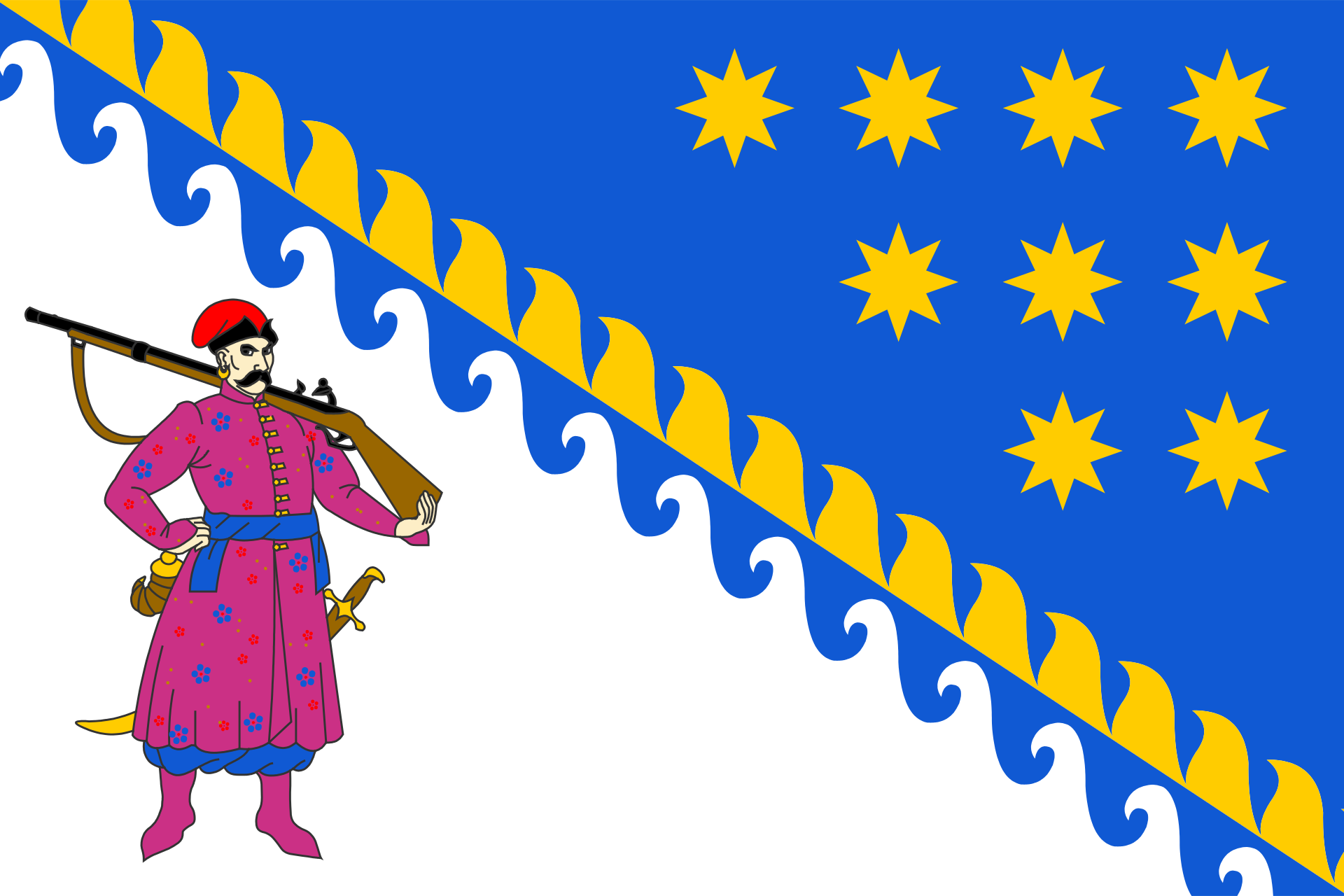 Флаг Днепропетровской области